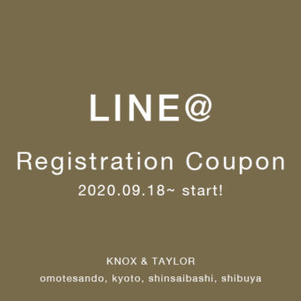 LINE＠の友達登録クーポンのお知らせ